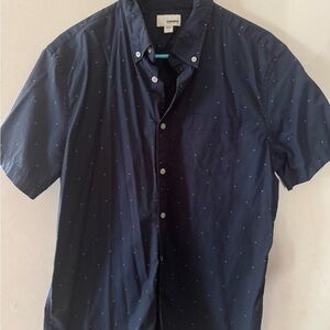 Sonoma Navy Casual Button Down Shirt